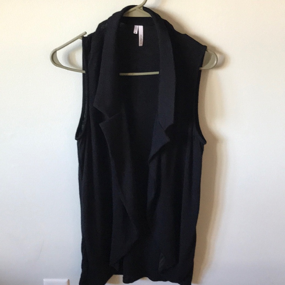 Studio Y black dressy vest